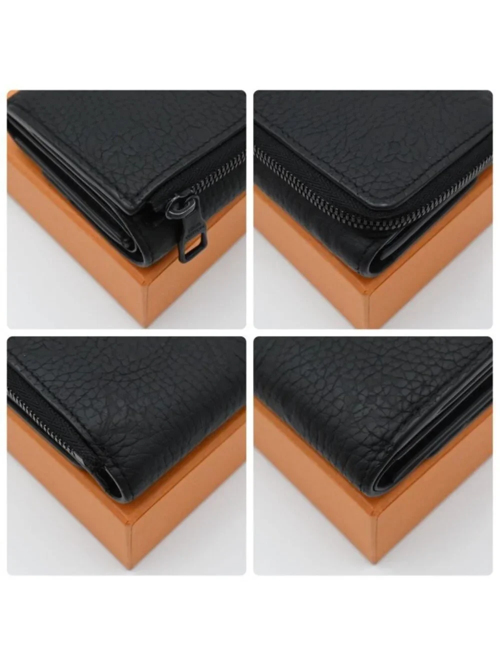 Louis Vuitton Portefeuille Pilot Trifold Wallet Black Taurillon